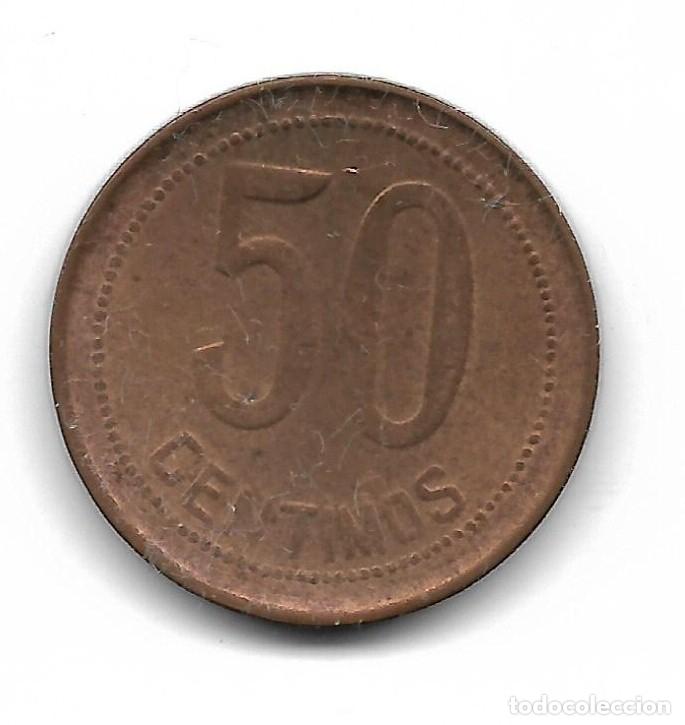 Monedas República: MONEDA. 50 CENTIMOS. 1937. ESTRELLA 36. REPUBLICA ESPAÑOLA - Foto 2 - 77379909