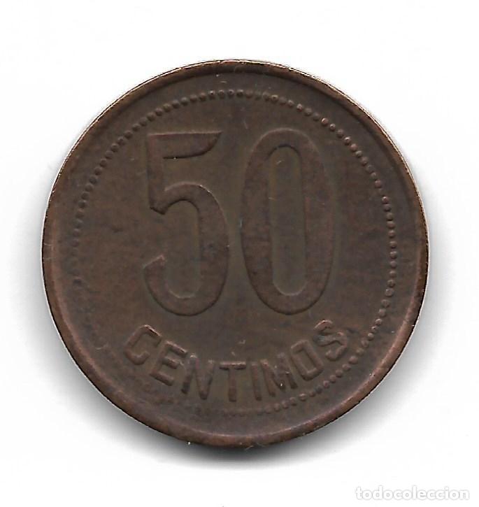 Monedas República: MONEDA. 50 CENTIMOS. 1937. ESTRELLA 34. REPUBLICA ESPAÑOLA - Foto 2 - 77379925