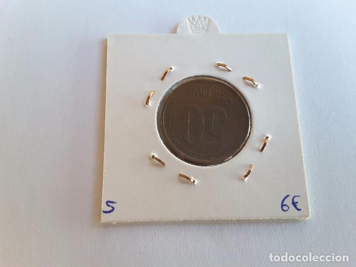 Monedas Rep&uacute;blica: 50 centimos 1937 - Foto 2