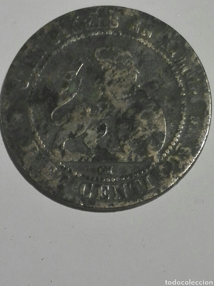 Monedas Rep&uacute;blica: MONEDA ESPA&Ntilde;A 10 C&Eacute;NTIMOS 1870. BC - Foto 2