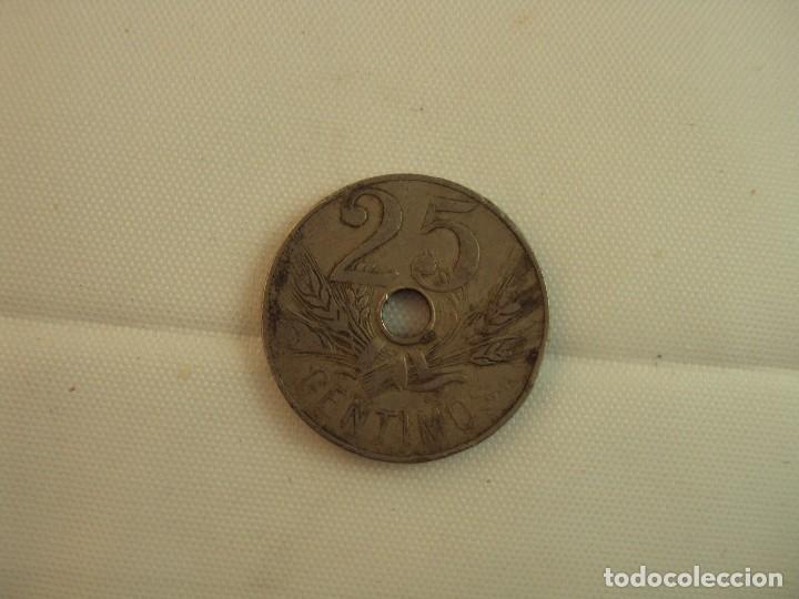 Monedas Rep&uacute;blica: MONEDA DE ALFONSO XIII. 25 CENTIMOS. 1925. - Foto 2
