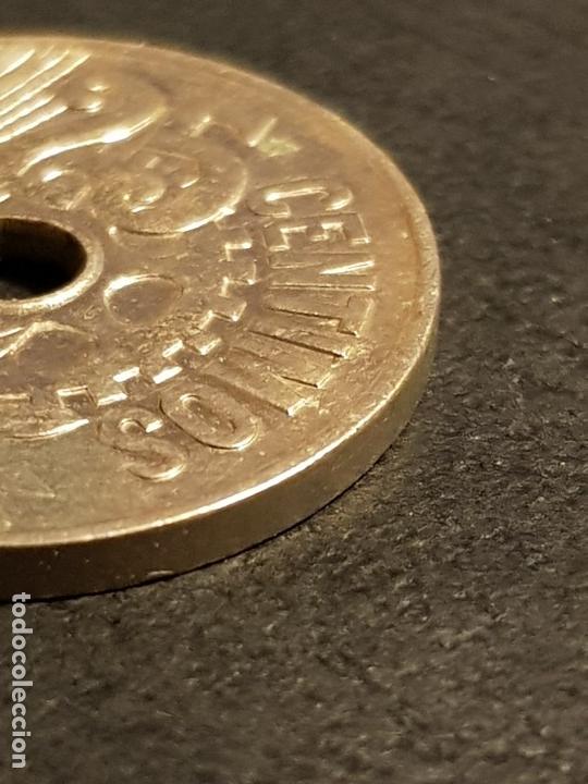 Monedas Rep&uacute;blica: 25 c&eacute;ntimos. 1934. Madrid. - Foto 4