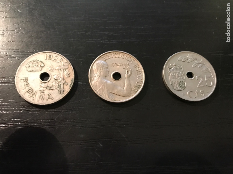 Monedas Rep&uacute;blica: Monedas 1927/1937 - Foto 1