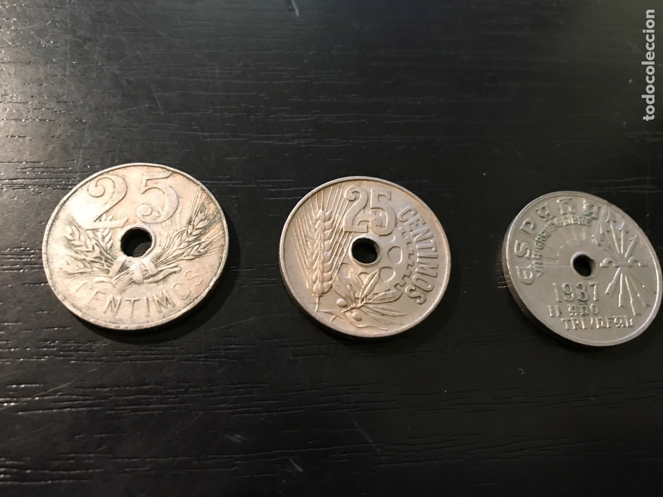 Monedas Rep&uacute;blica: Monedas 1927/1937 - Foto 2