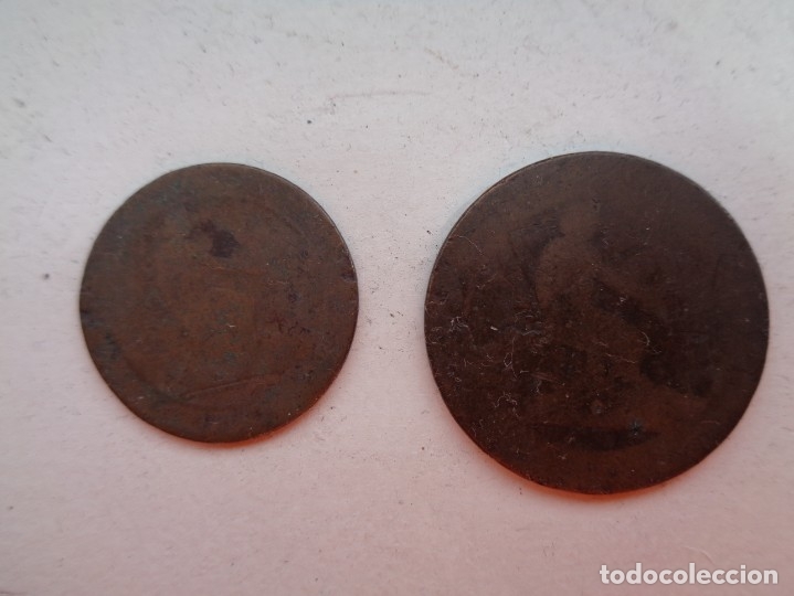 Monedas Rep&uacute;blica: 2 MONEDAS DE LA PRIMERA REPUBLICA - Foto 1