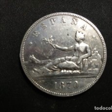 Monedas República: ESPAÑA. MONEDA DE LA 1ª REPUBLICA. 5 PESETAS. AÑO 1870. PLATA. 