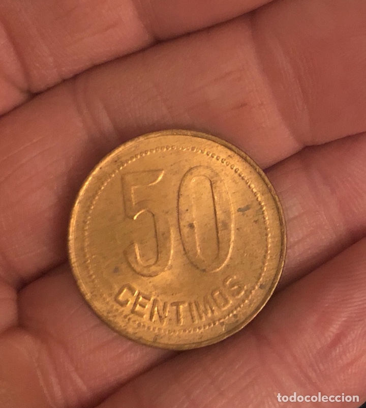 Monedas República: 50 céntimos 1937 SC - Foto 2 - 192507420