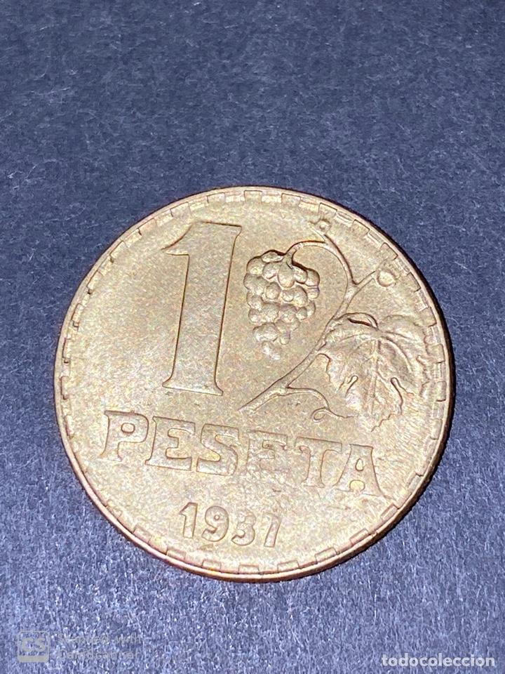 Monedas República: MONEDA. ESPAÑA. 1 PESETA. 1937. S/C. VER FOTOS - Foto 3 - 198988256