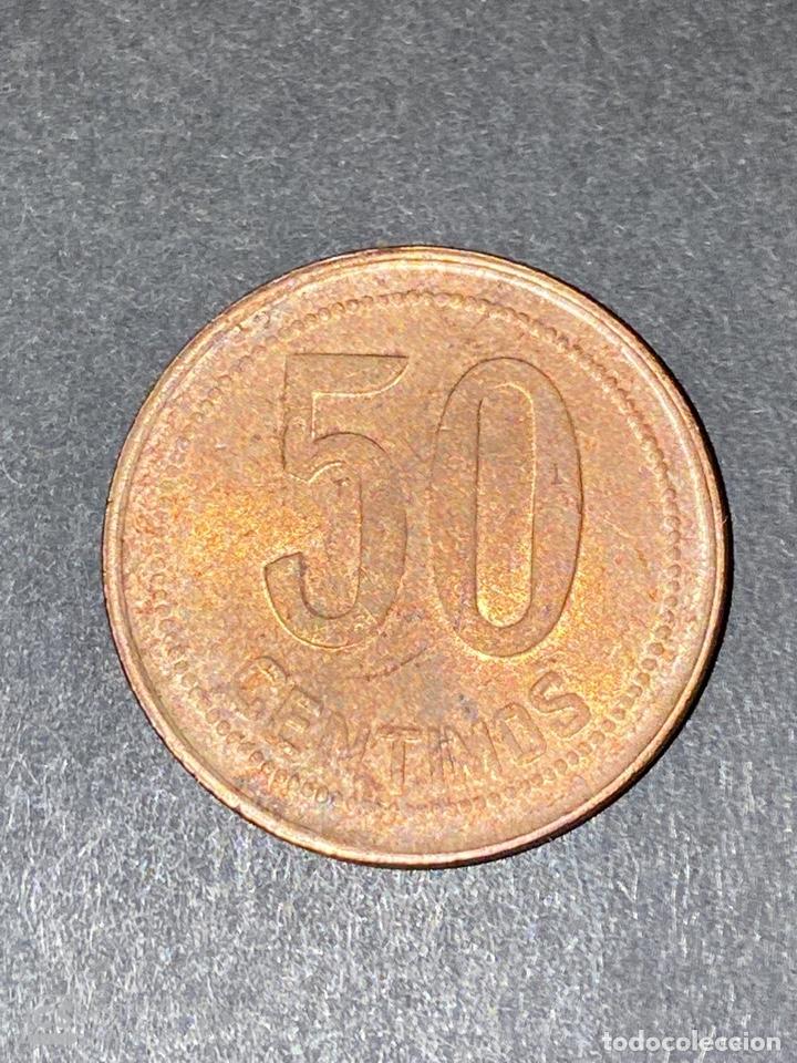 Monedas República: MONEDA. ESPAÑA. 50 CENTIMOS. EBC+. 1937. ESTRELLA *3-6*. VER FOTOS - Foto 3 - 198991105