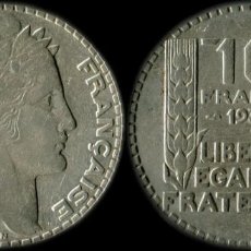 Monedas República: FRANCIA -MONEDA 10 FRANCOS AÑO 1933 *TIPO TURIN* - PLATA 10 GRAMOS, KM#878(3ª REPUBLICA”. Lote 355293590
