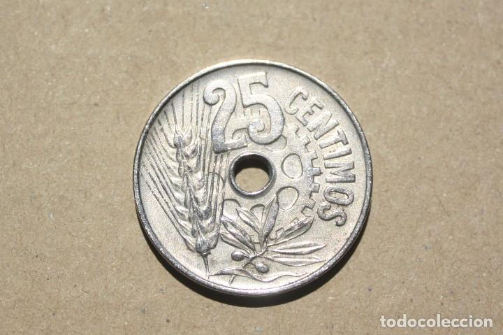 Monedas Rep&uacute;blica: 25 CENTIMOS 1934 - Foto 2