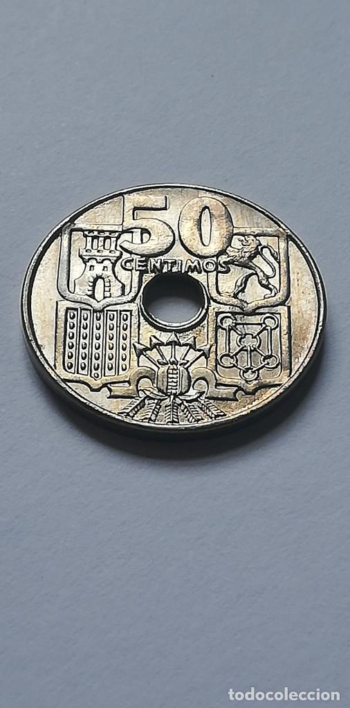 Monedas Rep&uacute;blica: 50 c&eacute;ntimos 1949 - Foto 1
