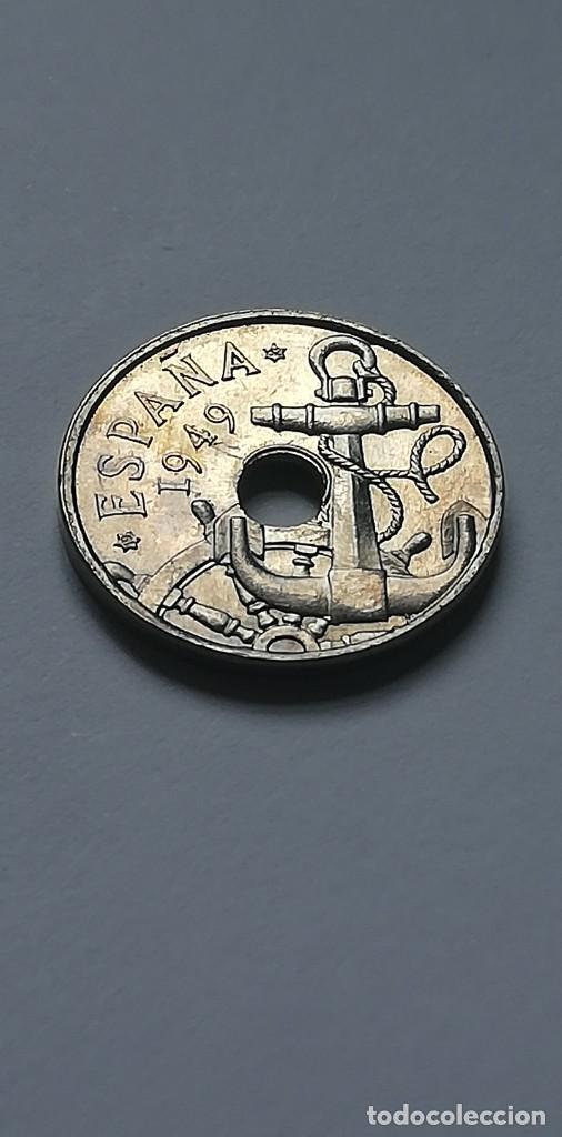 Monedas Rep&uacute;blica: 50 c&eacute;ntimos 1949 - Foto 2