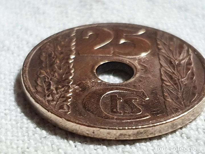 Monedas Rep&uacute;blica: 25 c&eacute;ntimos 1938 - cobre - EBC+/EF+ - Foto 4