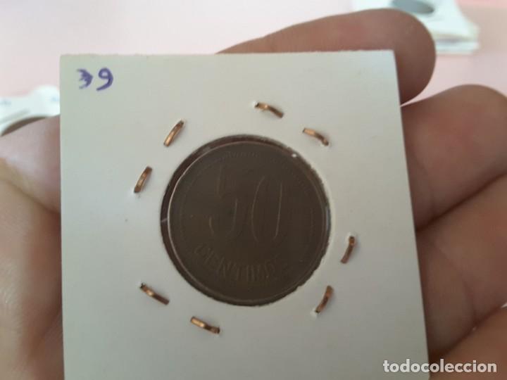 Monedas Rep&uacute;blica: 50 c&eacute;ntimos Rep&uacute;blica Espa&ntilde;ola - Foto 2