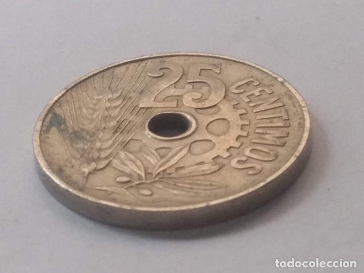 Monedas Rep&uacute;blica: 25 centimos 1934 BC+ - Foto 7