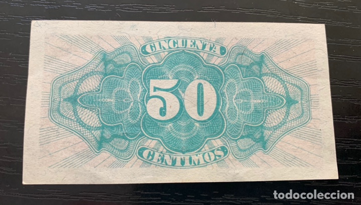 Monedas Rep&uacute;blica: Billete 50 c&eacute;ntimos republica - Foto 2
