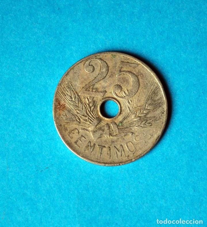 Monedas Rep&uacute;blica: 25 C&Eacute;NTIMOS. . ESPA&Ntilde;A. A&Ntilde;O 1927 - Foto 1