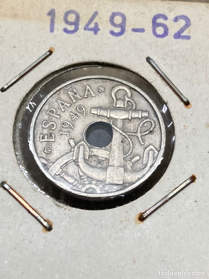 Monedas Rep&uacute;blica: Moneda 50 c&eacute;ntimos 1949 62 - Foto 1