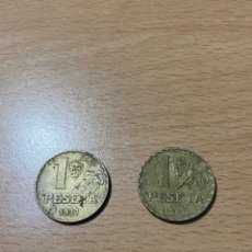 Monedas República: LOTE DOS MONEDAS DE PESETA 1937 REPÚBLICA ESPAÑOLA