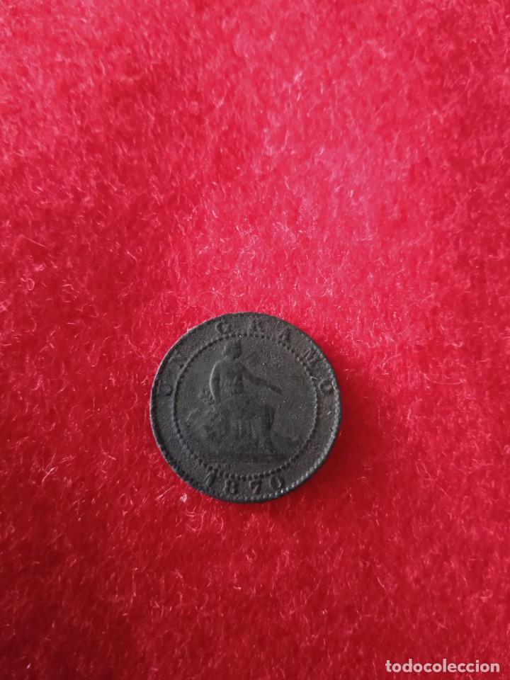 Monedas Rep&uacute;blica: 1 c&eacute;ntimo Gobierno provisional - Foto 1