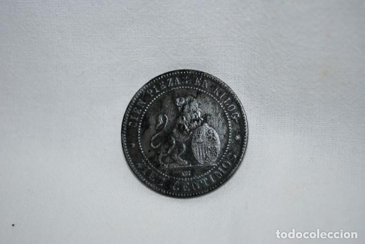 Monedas Rep&uacute;blica: MONEDA DE 10 CENTIMOS 1870 - Foto 2