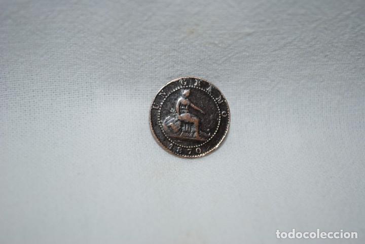 Monedas Rep&uacute;blica: MONEDA DE 1 CENTIMO 1870 - Foto 3