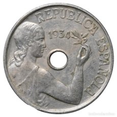 Monedas República: 25 CÉNTIMOS - 1934 - II REPÚBLICA. Lote 278568353