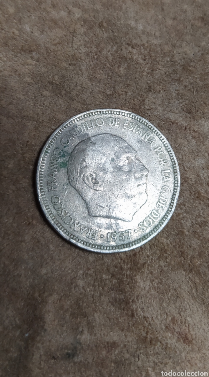 Monedas Rep&uacute;blica: 5 ptas 1957 Espa&ntilde;a - Foto 1