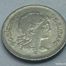 Monedas República: MONEDA 1937. 1 PESETA. EUZKADI. PAÍS VASCO. GUERRA CIVIL. REPÚBLICA. ESPAÑA. MBC.. Lote 285424483