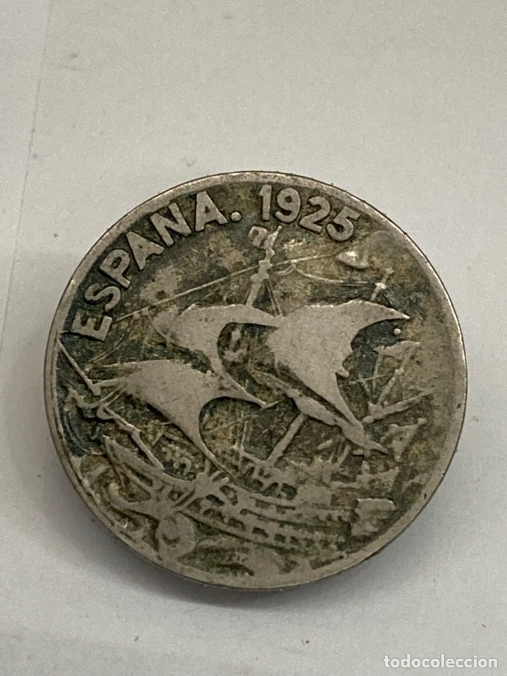 Monedas Rep&uacute;blica: Moneda 25centimos 1925 - Foto 1