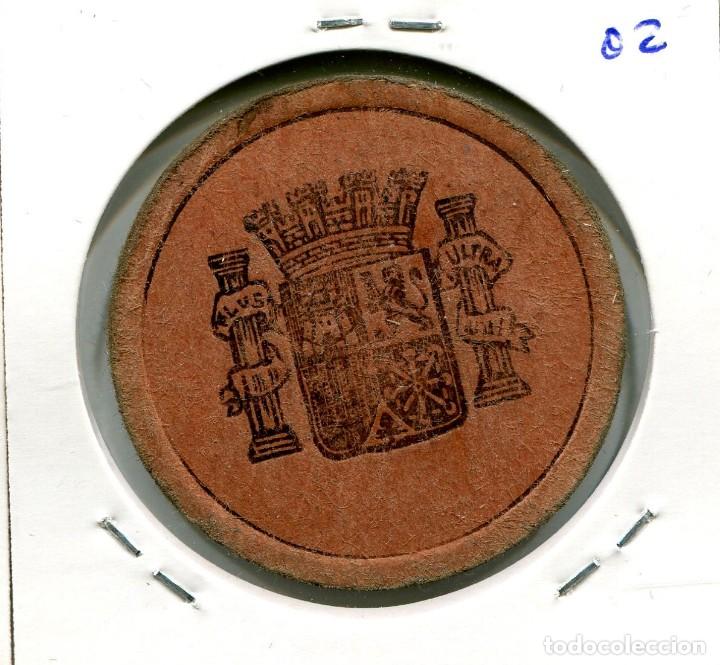 Monedas República: 20 CENTIMOS CARTON MONEDA GUERRA CIVIL ( MES502 ) - Foto 2 - 303473833