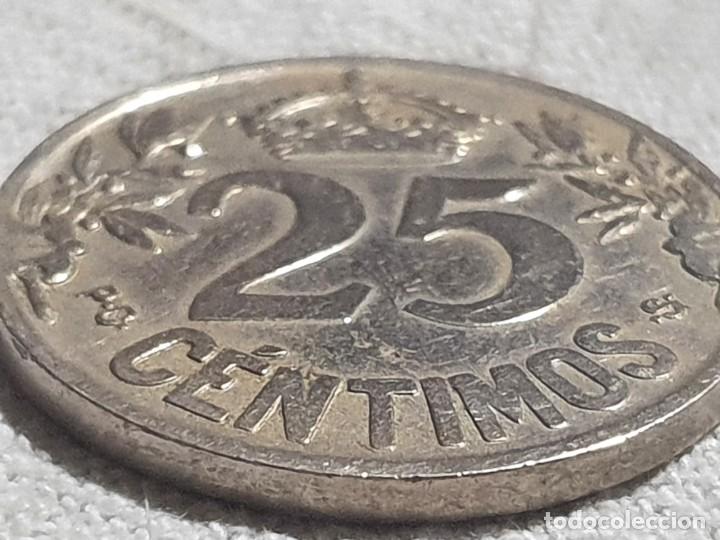Monedas Rep&uacute;blica: Moneda de 25 c&eacute;ntimos - 1925 - EBC/EF - Foto 5
