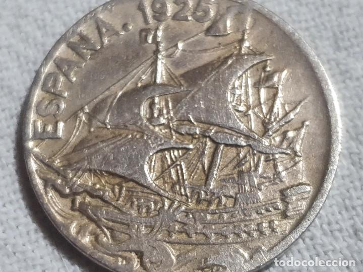 Monedas Rep&uacute;blica: Moneda de 25 c&eacute;ntimos - 1925 - EBC/EF - Foto 6