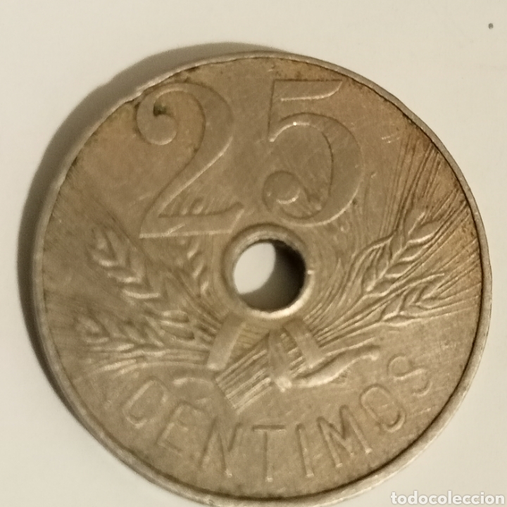Monedas Rep&uacute;blica: Moneda espa&ntilde;ola de 1927 - Foto 1