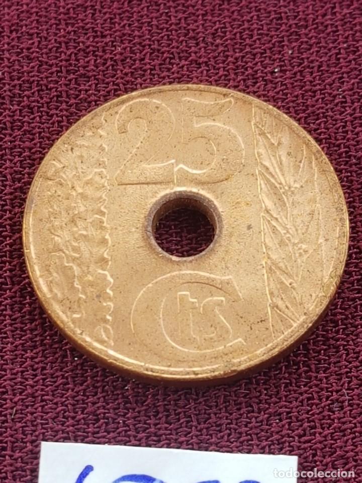 Monedas Rep&uacute;blica: II Republica 25 centimos 1938 - Foto 1