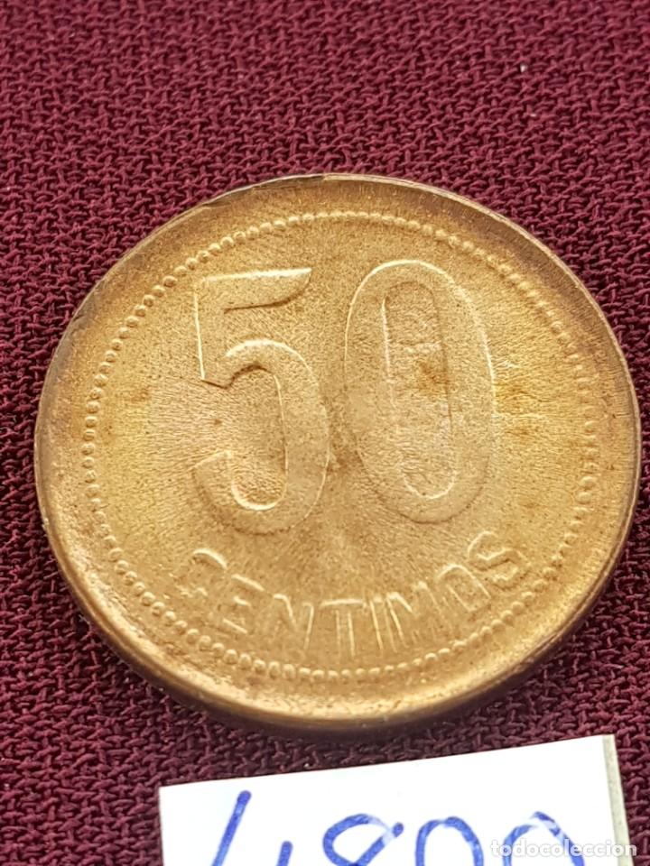 Monedas Rep&uacute;blica: II Republica 50 centimos 1937☆36 - Foto 2