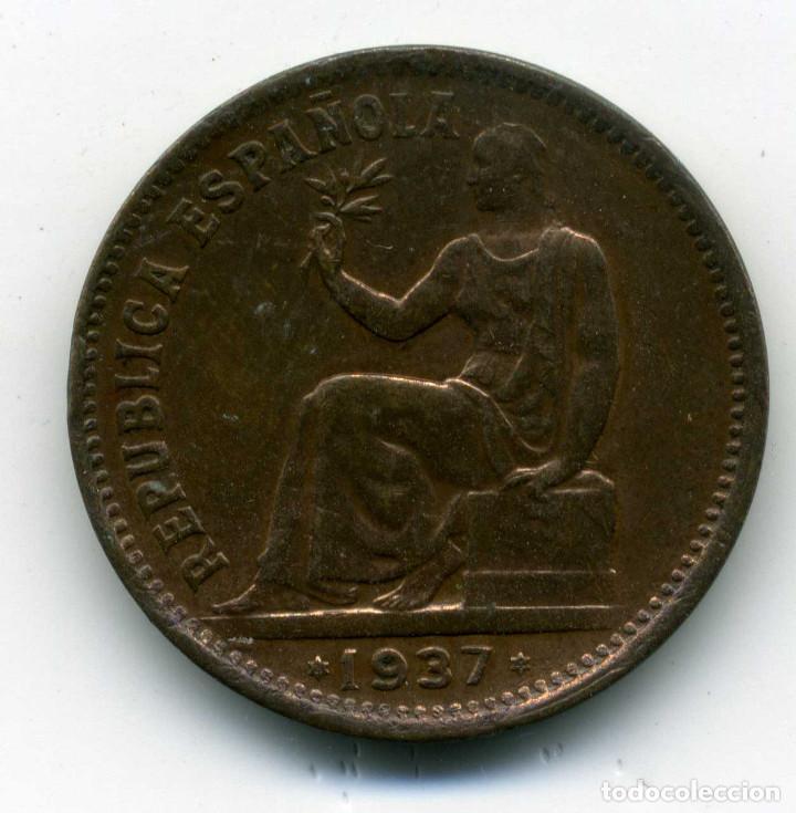 Monedas Rep&uacute;blica: 50 C&Eacute;NTIMOS 1937 (*3-4) MADRID - EBC - Foto 1