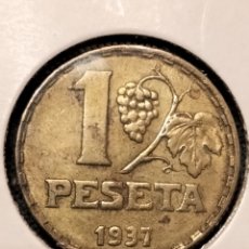 Monedas República: LA REPÚBLICA ESPAÑOLA UNA PESETA 1937. Lote 341889063