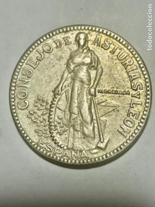 Monedas Rep&uacute;blica: 2 1937 ASTURIAS Y LEON - Foto 1