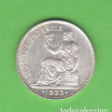 Monedas República: MONEDAS - II REPUBLICA - 1 PESETA 1933 - 3-4 PG-195 (SC). Lote 327310123