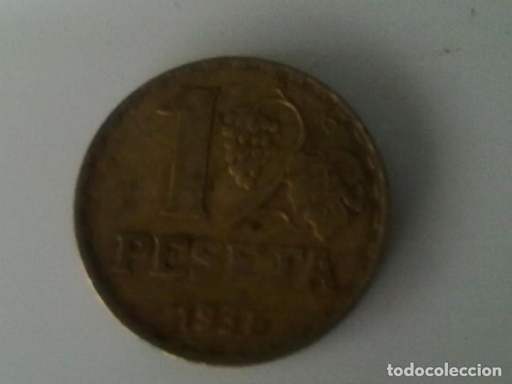Monedas Rep&uacute;blica: MONEDA 1 PESETA DE 1937 - Foto 2