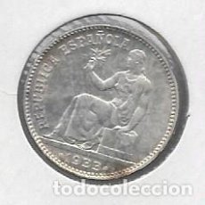 Monedas República: REPUBLICA, 1 PTA.- VARIEDAD- GIRO DE 180 GRADOS- AÑO 1933, EXCELENTE VER FOTOS. Lote 331956728