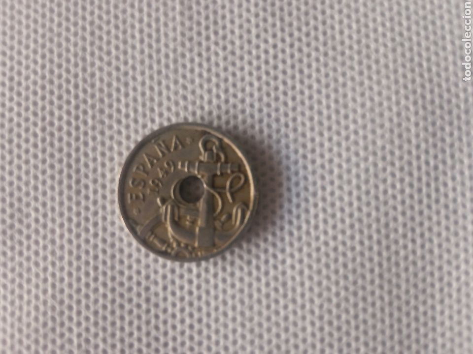 Monedas Rep&uacute;blica: Espa&ntilde;a moneda 50 c&eacute;ntimos 1949 *56 - Foto 1