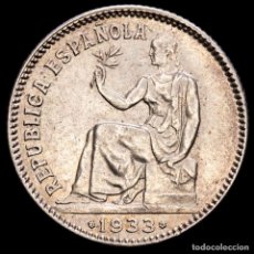 Monedas República: REPÚBLICA ESPAÑOLA - 1 PESETA DE PLATA. MADRID, 1933 (*34). Lote 340105173