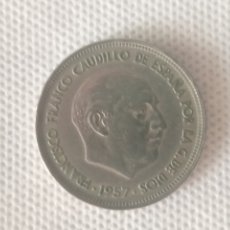 Monedas República: ESPAÑA MONEDA 50 PESETAS FRANCO 1957 *59. Lote 340800953