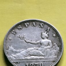 Monedas República: MONEDA DOS PESETAS DE LA REPÚBLICA 1870 ESTRELLA 74