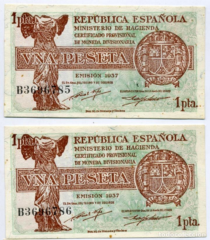 Monedas Rep&uacute;blica: Billetes de la Rep&uacute;blica sin circular - Foto 1