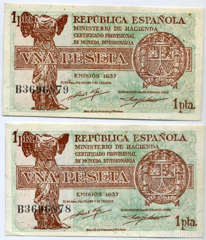 Monedas Rep&uacute;blica: Billetes de la Rep&uacute;blica sin circular - Foto 2