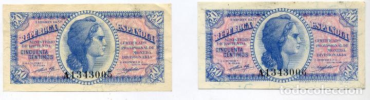 Monedas Rep&uacute;blica: Billetes de la Rep&uacute;blica sin circular - Foto 5